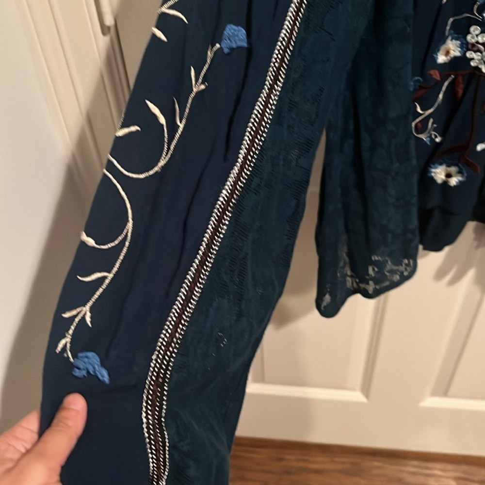 Free people tiger lily blouse M - Picture 3 of 5
